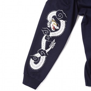 ビームス×アシックスタイガー×ミタスニーカーズのコラボスニーカー、スカジャンから着想した龍の刺繍|写真26