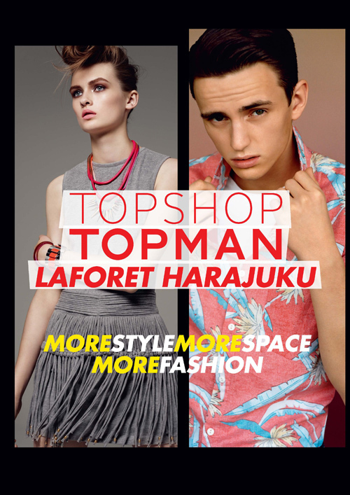 TOPSHOP/TOPMAN ラフォーレ原宿店リニューアルオープンを記念してインストアイベントを開催