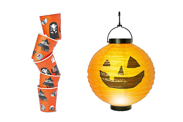 フライング タイガーのハロウィングッズ、ドラキュラ棺のトレイやパンプキン型ランタンなど