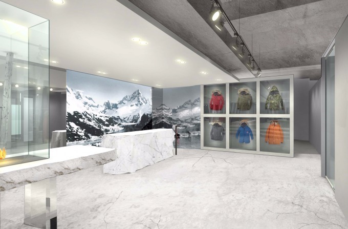 カナダグースが東京・千駄ヶ谷に旗艦店をオープン - 南極大陸を映した壮大なインスタレーションも｜写真11