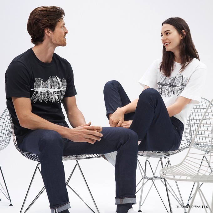 ユニクロ、イームズとコラボ「SPRZ NY EAMES」グラフィックTシャツやストールなど | 写真