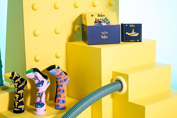 ハッピーソックス×ビートルズ（The Beatles）コラボソックス　6柄セット 即発☆Happy Socks x Beatles限定コラボソックス6足セット