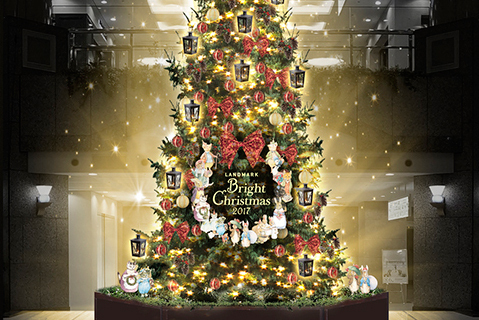 横浜ランドマークタワーのクリスマス -「ピーターラビット」を 横浜ランドマークタワーのクリスマス -「ピーターラビット」を