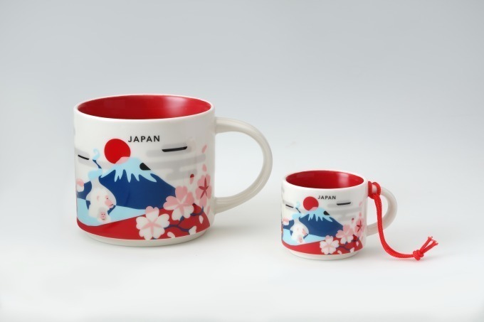 スターバックスより、日本のお土産マグカップ - 富士山や桜をデザイン｜写真1