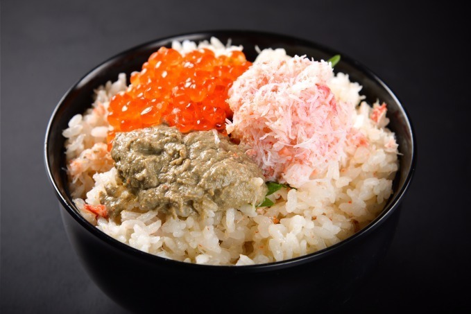 越前！蟹飯かに丼ぶり
地魚もてなし滝の川 (福井県)