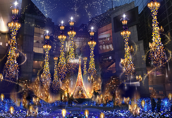 ロマンス[映画]｜カレッタ汐留のイルミネーション『美女と野獣』をテーマにした”愛の物語”、1・2月限定ショーも