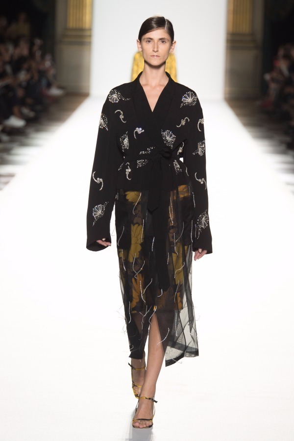 ドリスヴァンノッテン2018SS ランウェイワンピース