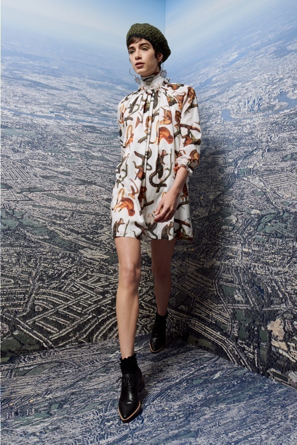 KAREN WALKER カレンウォーカー ウール コート 4 ネイビー