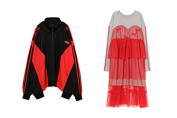 キャンディ ストリッパー×高橋愛、リメイク風のブルゾンやチュールワンピース - レッドをキーカラーに