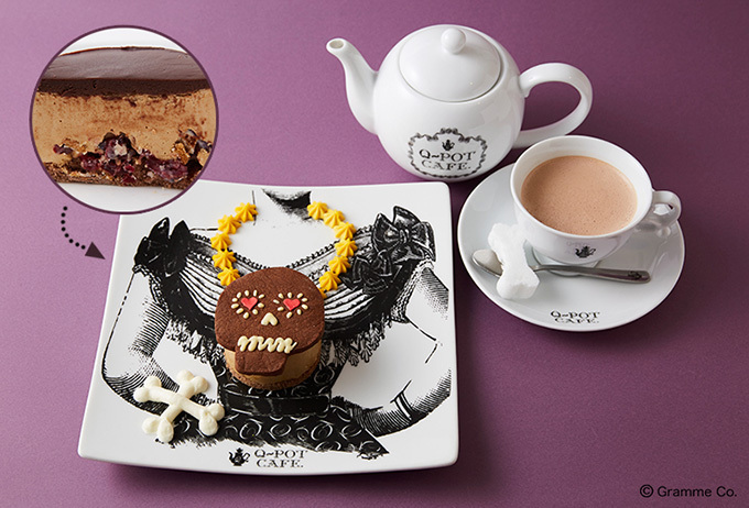 Q-pot CAFE.のハロウィン - オバケやスカルのデザートプレート、アフタヌーンティセットも｜写真3