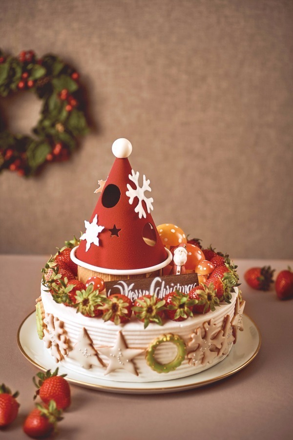 写真1 9 ホテルオークラ東京のクリスマス サンタの家を表現した限定ショートケーキなど ファッションプレス