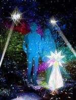 都心で流星観測「NIHONBASHI-星降ル森」流星とリアルタイムに連動する光のツリー｜写真2