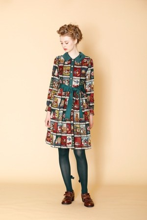 Jane Marple フェアリーテール赤ずきん柄ワンピース ジェーン