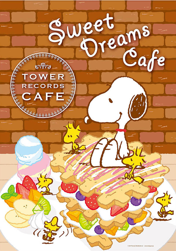 “スヌーピー”×タワーレコードのコラボカフェ「Sweet Dreams Cafe」札幌にオープン