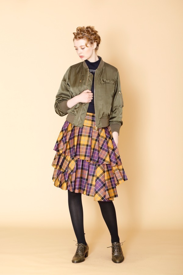 ジェーンマープルよりタータンチェックジャケット＆スカート登場、3種のチェックで表現する英国スタイル｜写真32