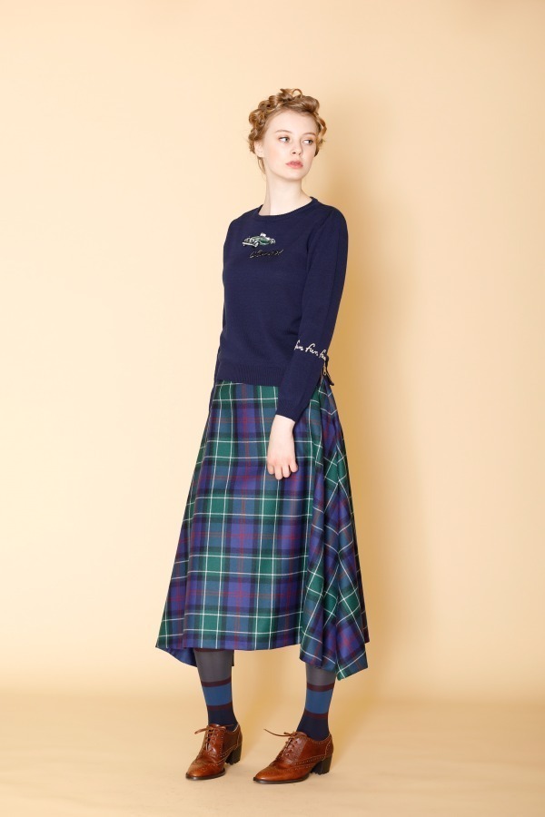 ジェーンマープルよりタータンチェックジャケット＆スカート登場、3種のチェックで表現する英国スタイル｜写真30