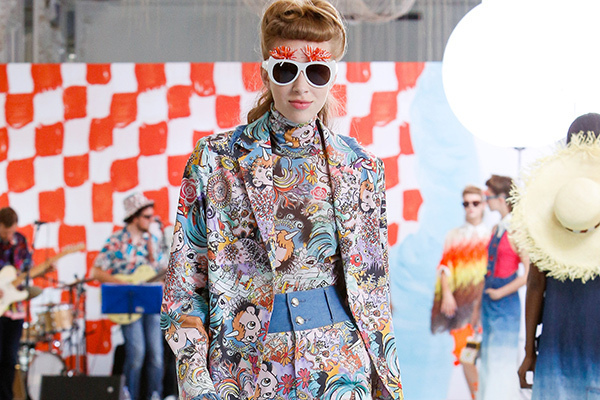 ツモチリサト 宇宙柄ダウン ツモリチサト(TSUMORI CHISATO) 2018年春夏ウィメンズ