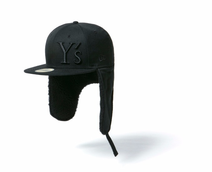 Y's×ニューエラ、漆黒の新作4型 - “ロゴを隠す”ニット帽や刺繍ロゴを配 
