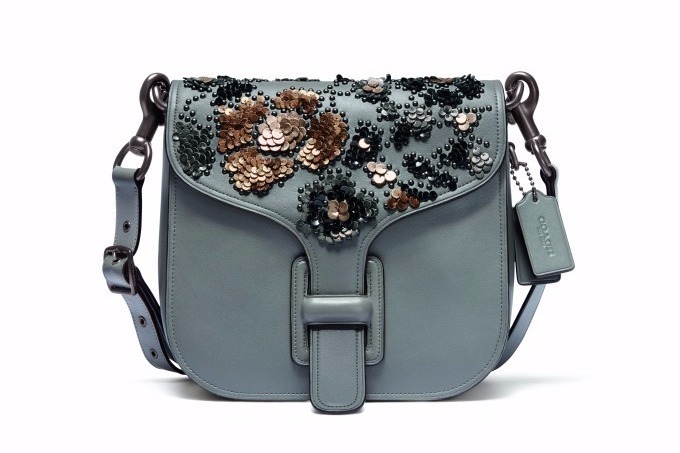 ★週末セール【極美品】コーチシークィン チェーン ミニハンドバッグ スパンコール COACH コーチ バッグ ショルダーバッグ CP083 2way ハンドバッグ