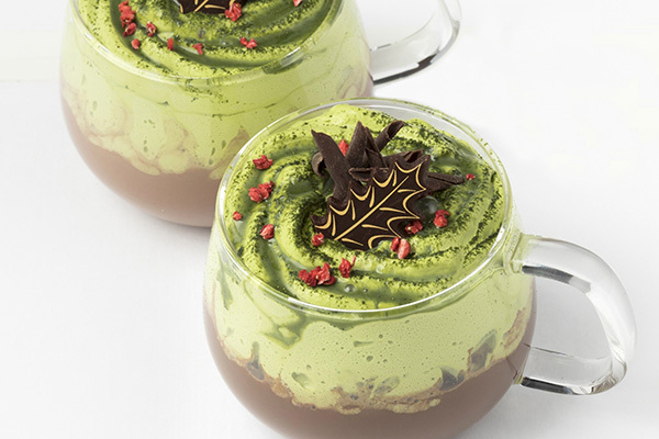 「抹茶ホットチョコレートドリンク」