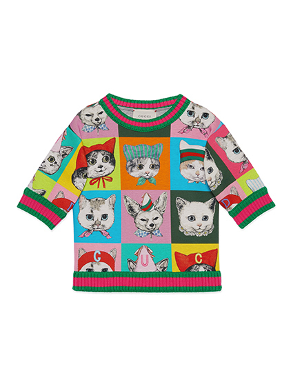 GUCCI キッズ トレーナー ヒグチユウコさん猫-
