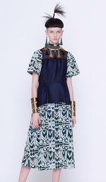 ソマルタ2018年春夏コレクション - 幾何学柄に落とし込む自然の美｜写真6