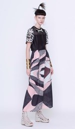 ソマルタ2018年春夏コレクション - 幾何学柄に落とし込む自然の美｜写真35