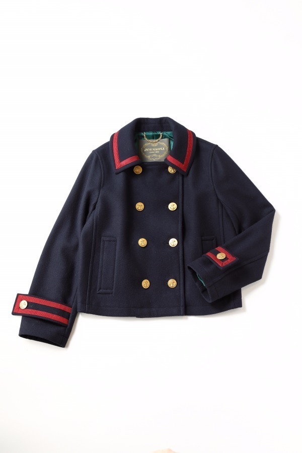 Jane Marple /ロイヤルストライプのスクエアドレス ワイン T-24