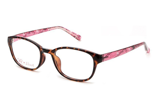 ガーリー｜「リカちゃん」をイメージした眼鏡 - カップケーキやリボンを散りばめたガーリーなデザイン