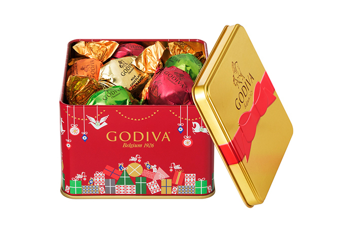 ゴディバの17年クリスマス - サンタやトナカイ型チョコをツリー型ボックスに詰め合わせ｜写真17