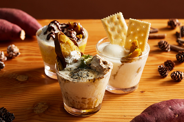 「ほろ酔い芋パフェ」