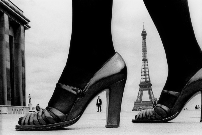 For “STERN”, shoes and Eiffel Tower, 1974, Paris, France
