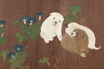 東京国立博物館で「博物館に初もうで」"犬"がテーマの作品特集、和太鼓と獅子舞で迎春
