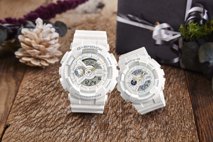 G-SHOCK×BABY-G クリスマス限定ペアウォッチ - 星モチーフやレインボー