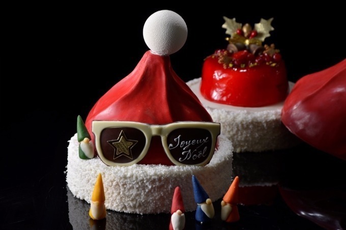 ルワンジュ東京のクリスマス - テディベアが座ったチョコケーキやサンタの帽子型ケーキなど｜写真2