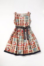 JSK jane marple ショコラ クラッシック 猫 ワンピース ドレス ジェーンマープル「ショコラ クラシック」チョコレート柄の
