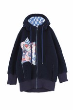 TSUMORI CHISATO カラフルアウター ツモリチサト ツモリチサト×ヘリーハンセン、“あったかボア”アウター - 手描き