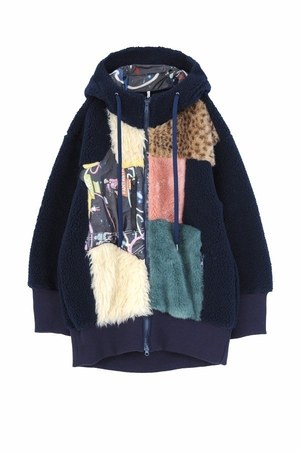 【ツモリチサト】アウター 水玉ボアジャケット 短め ZTMY Boa Jacket - ZUTOMAYO MART