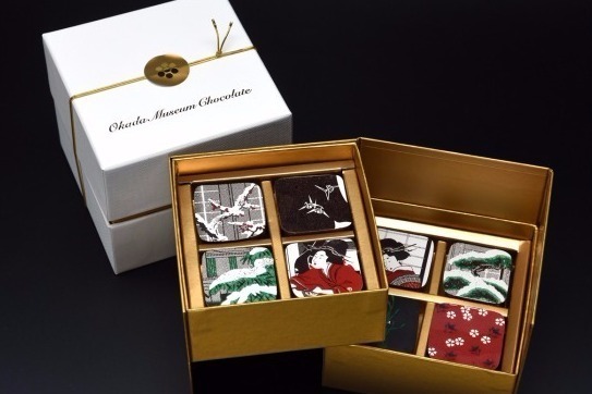 江戸時代｜岡田美術館「喜多川歌麿の美人画」モチーフのショコラ、トリュフや松茸香る贅沢なフレーバーで