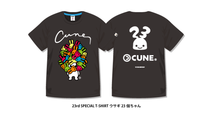 キューン(CUNE) ウサギコラボTシャツ｜写真1