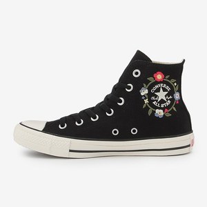 【値下げ】converse オールスター Flower crown BLACK