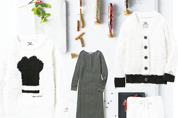 ジェラート ピケ×ジョエル・ロブションのクリスマス - カシミアミックスのふかふかルームウェア