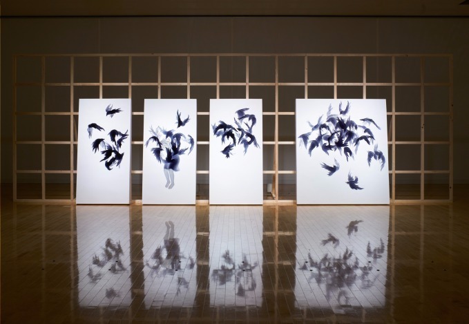 中谷 ミチコ《あの山にカラスがいる》2017