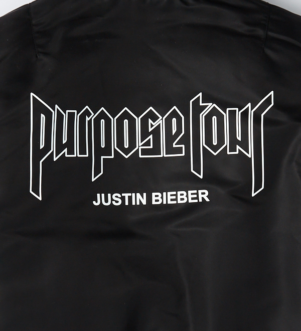 ジャスティン・ビーバー×アルファ インダストリーズ、“BIEBER"の文字を配したMA-1｜写真7