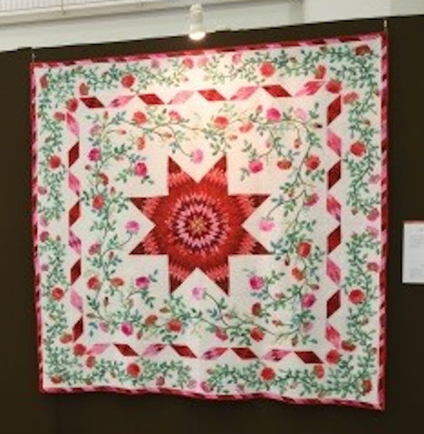 送料無料 店舗 ⭐アンティーク刺繍の手縫いキルト 59⑤ 希有 クラフト・布製品