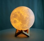 ワイヤレス3Dムーンライト 3Dプリンターで月を再現、ワイヤレスLED照明「ムーンライト」蔦