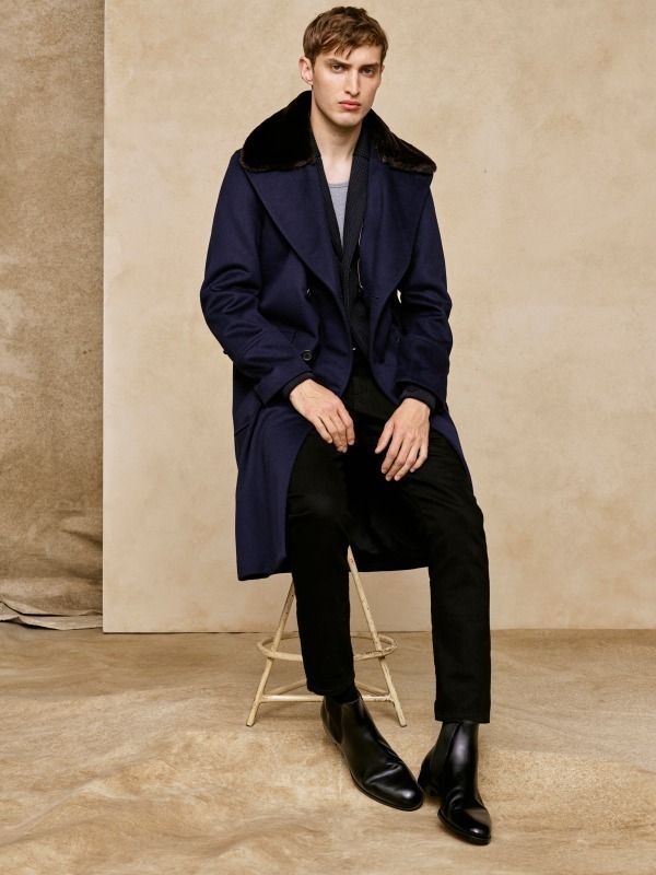 【最終価格】dunhill　ダンヒル　トレンチコート　ネイビー　紺 ダンヒル(dunhill) 2018年春夏メンズコレクション