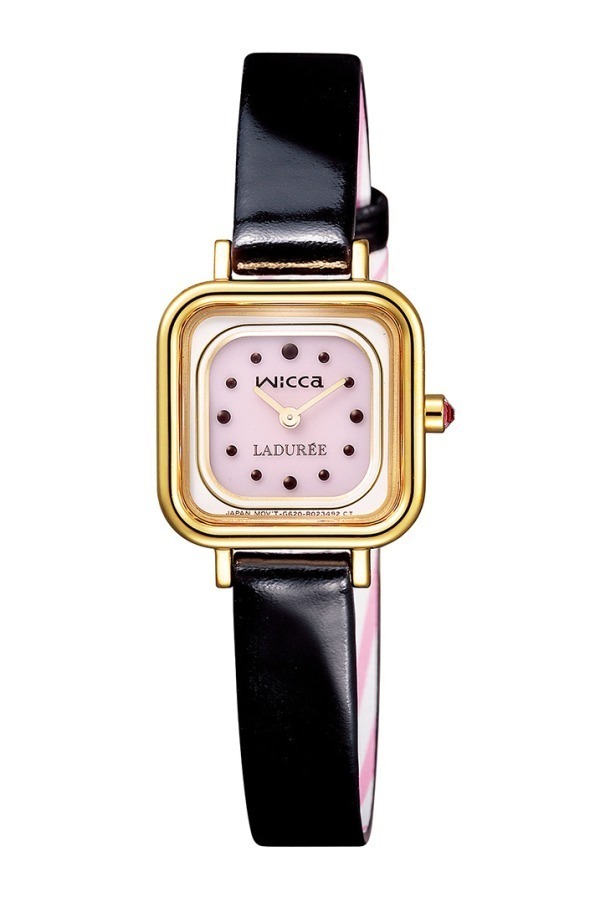 スクレ・ラデュレ×シチズンのウィッカ、フェミニンな腕時計 - マカロンカラーの文字板で｜写真5