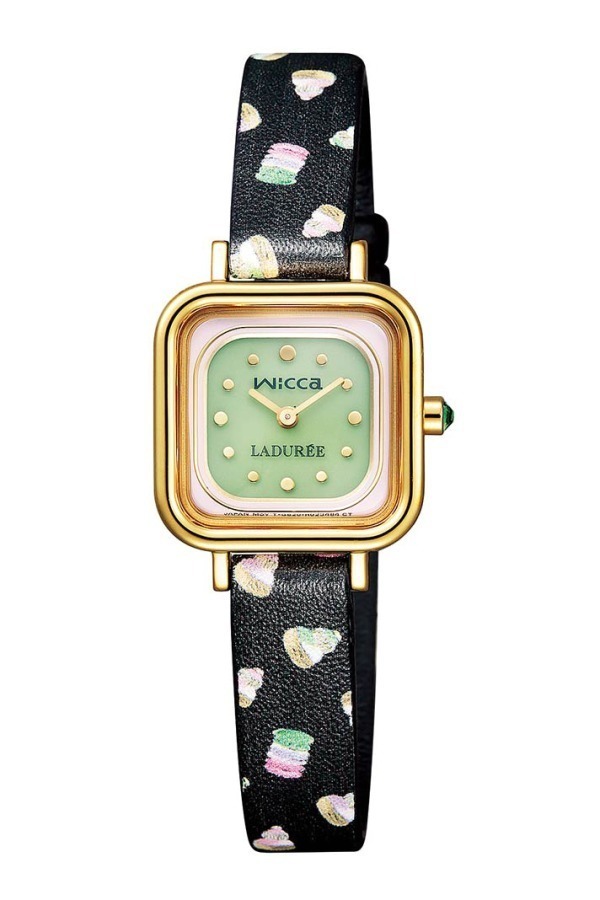 スクレ・ラデュレ×シチズンのウィッカ、フェミニンな腕時計 - マカロンカラーの文字板で｜写真3
