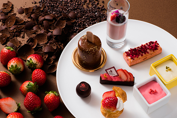 東京マリオットホテル「ストロベリーショコラ アフタヌーンティー」